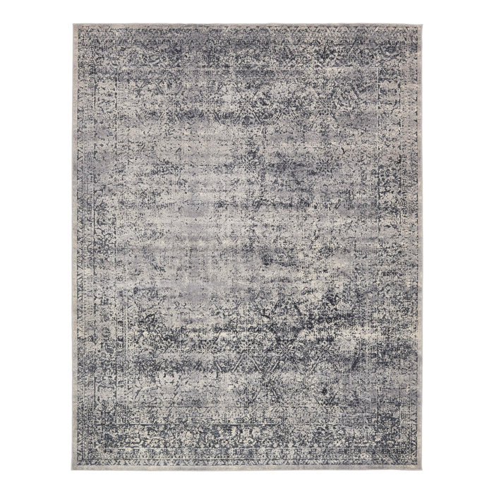 Three Posts™ Dark Blue Rug & Reviews Wayfair